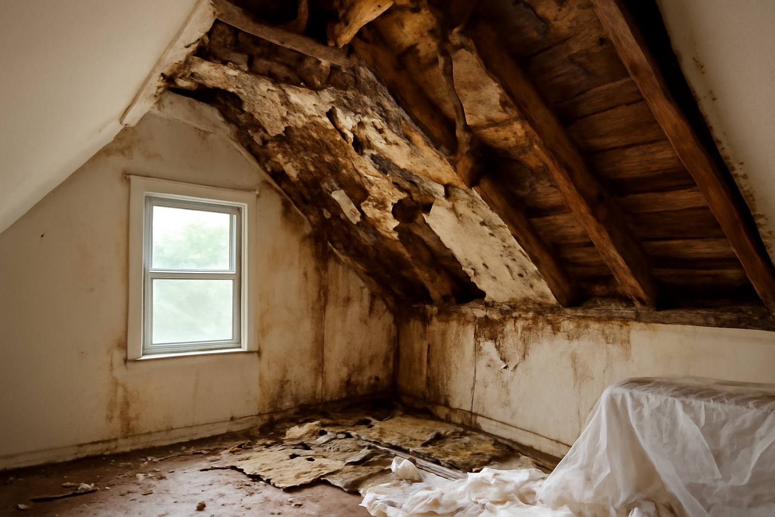 Attic Water Damage Restoration in Chillum, MD