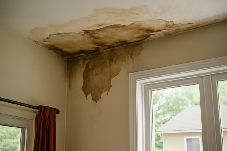 Ceiling Drywall Water Damage Restoration