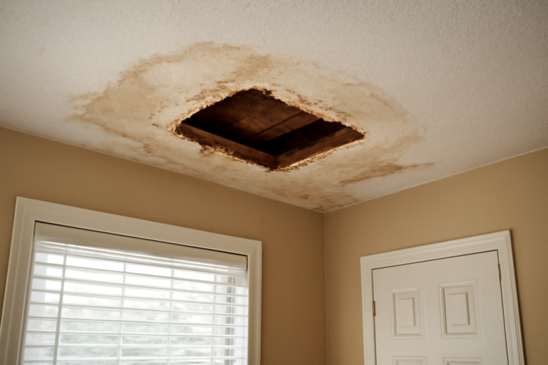Ceiling Water Damage Repair