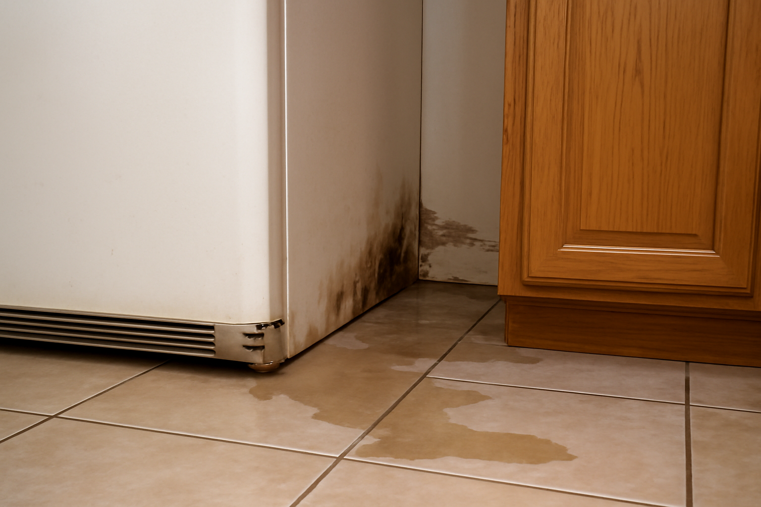 Ice Maker Line Leak Water Removal in Woodlawn, MD
