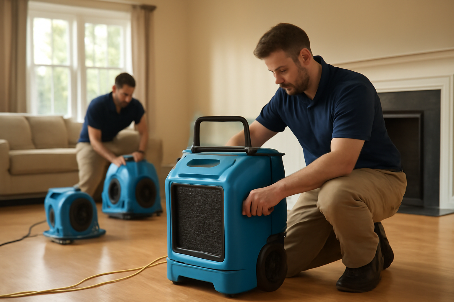 Water damage restoration service