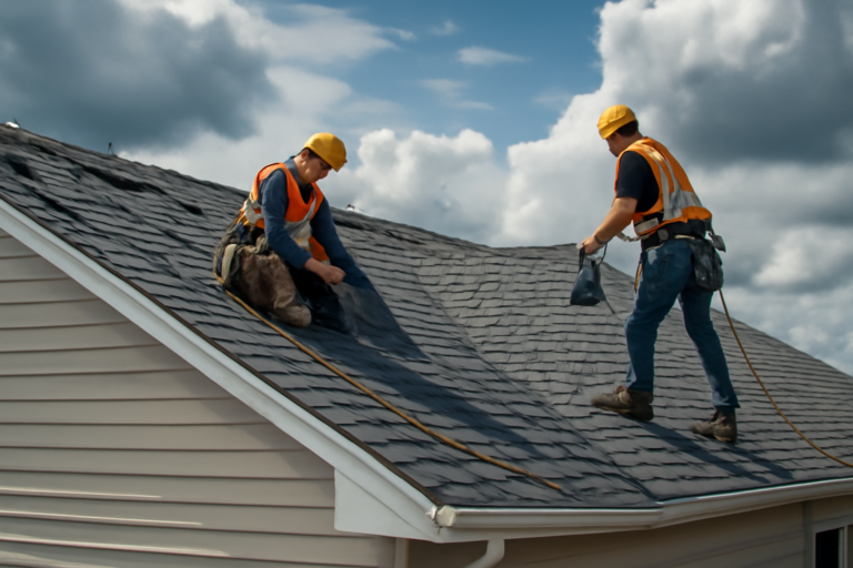 Storm damage repair service