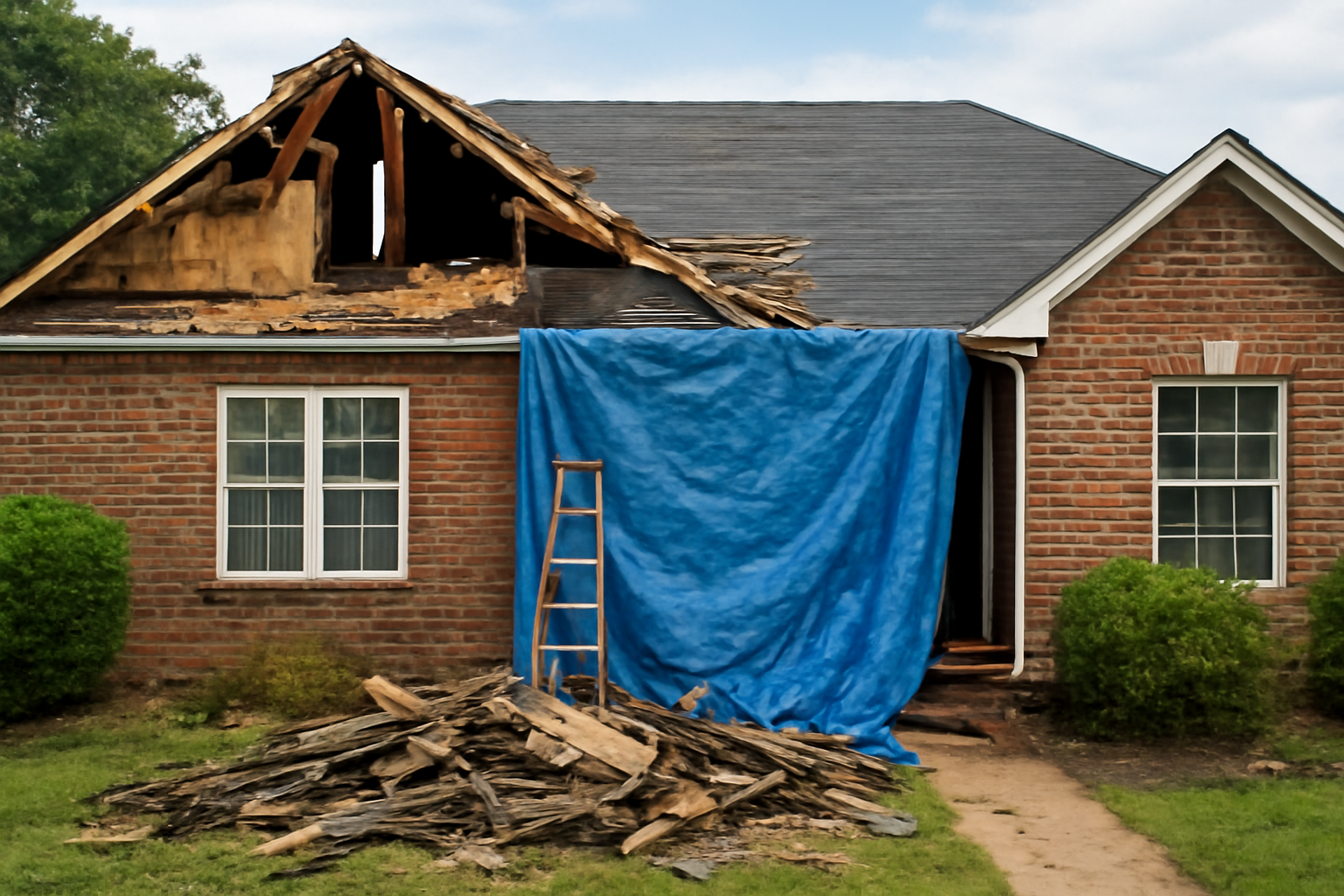 Storm Damage Restoration in ZIP code 20709